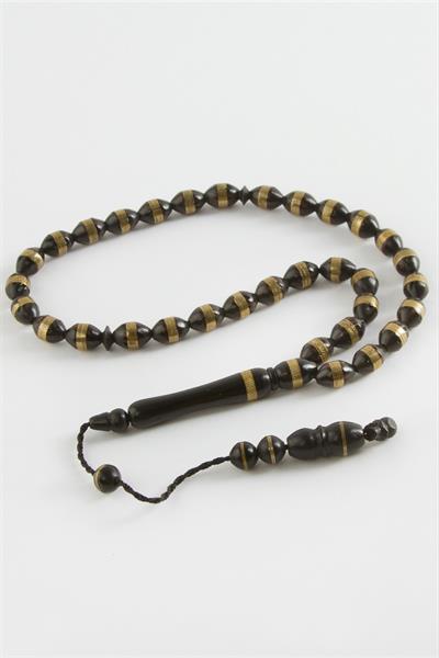 Arpa Kesim İşlemeli Kuka Tesbih 8*10 mm