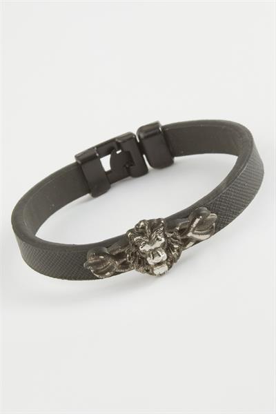 Aslan Kaliteli Suni Deri Bileklik