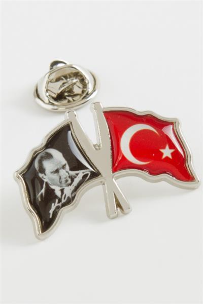 Atatürk Ay Yıldız Yaka Rozet