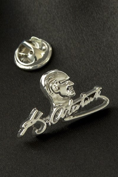 Atatürk İmzalı Yaka Rozet