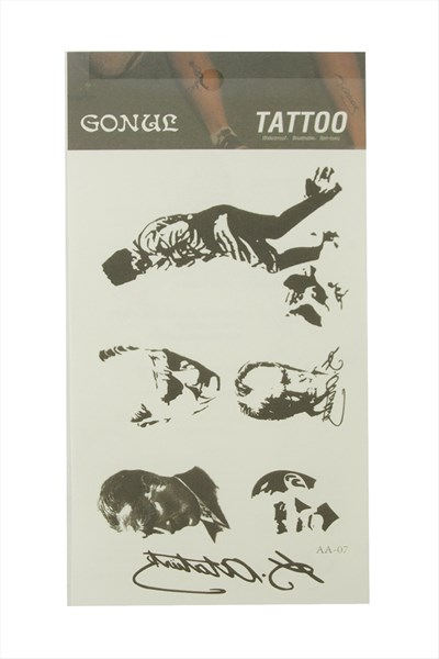 Atatürk Temalı Tattoo Dövme Sticker