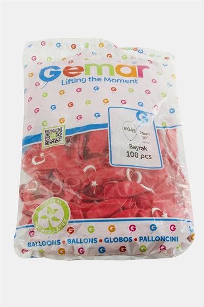 Ay Yıldız Balon 100 Adet