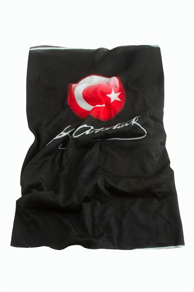 Ay Yıldız Desenli Baff Boyunluk