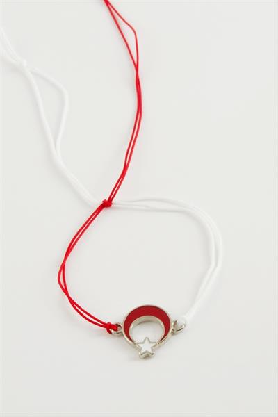 Ay Yıldız İp Bileklik