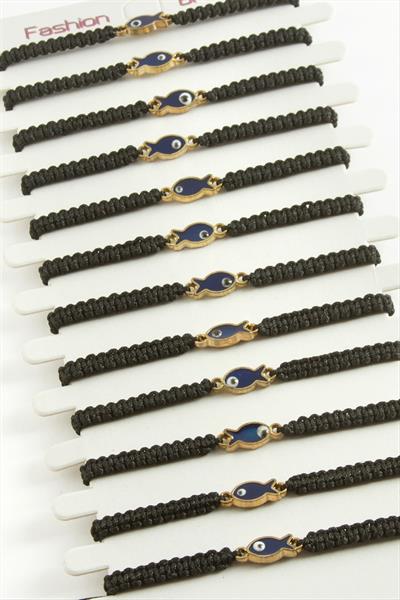 Balık Makrome Örgülü Bileklik