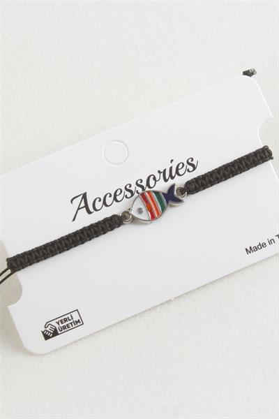 Balık Makrome Örgülü Bileklik