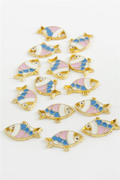 Balık Tek Kulp Mineli Bileklik ve Kolye Ucu Aparatı 1 Adet