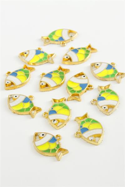 Balık Tek Kulp Mineli Bileklik ve Kolye Ucu Aparatı 1 Adet