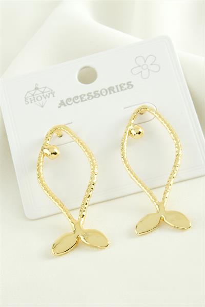 Balık Trend Metal Küpe