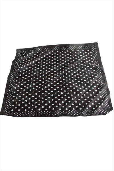 Benekli Zr Saten Fular 50*50 cm