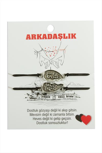 Best Friends Arkadaş Deri Bileklik