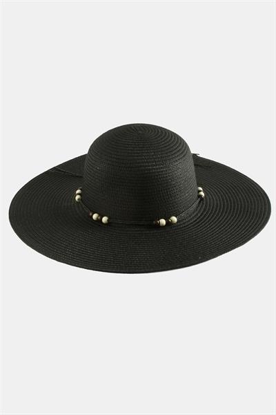 Boncuk Hasır Şapka