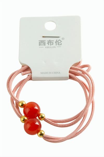 Boncuklu Lastik Toka 2 Adet