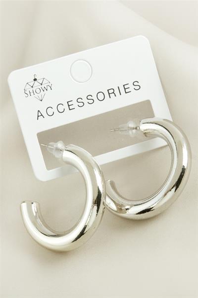 Boru Trend Halka Metal Küpe