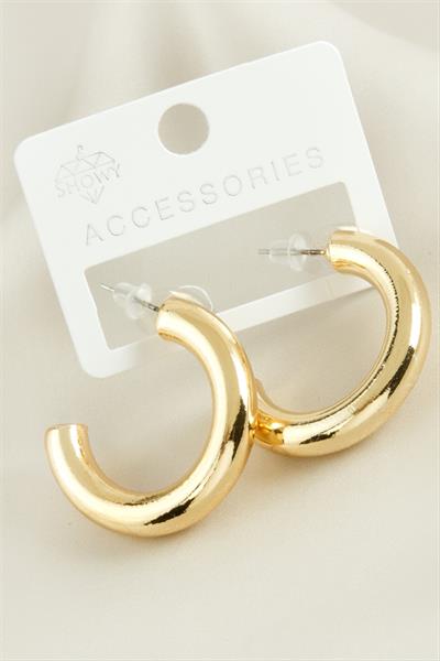 Boru Trend Halka Metal Küpe