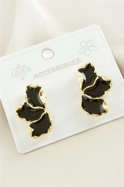 Bulut Mineli Metal Küpe