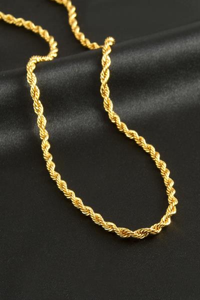 Burgulu Zincir Kolye 60 cm