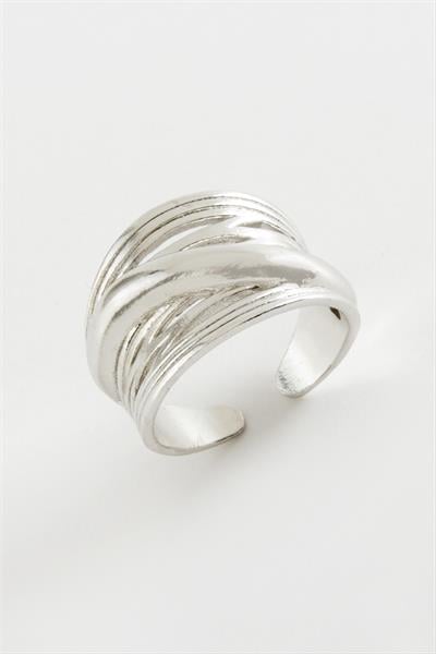 Çarpı Metal Yüzük