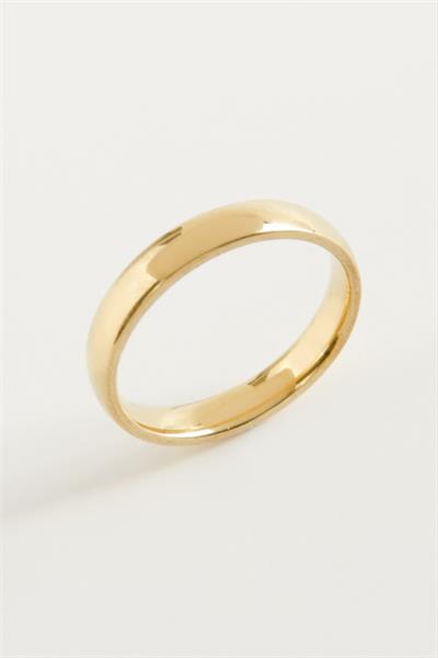 Çelik Alyans Yüzük 4 mm