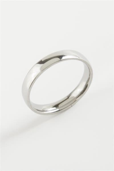 Çelik Alyans Yüzük 4 mm