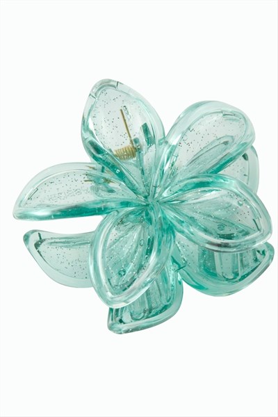 Çerçeveli Simli Lotus Toka 8 cm