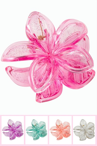 Çerçeveli Simli Lotus Toka 8 cm