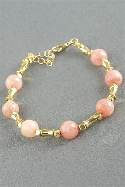 Ceyt Taşlı Metal Bileklik