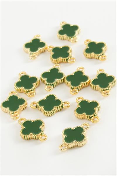 Çiçek Çift Kulplu Mineli Bileklik ve Kolye Ucu Aparatı 1 Adet