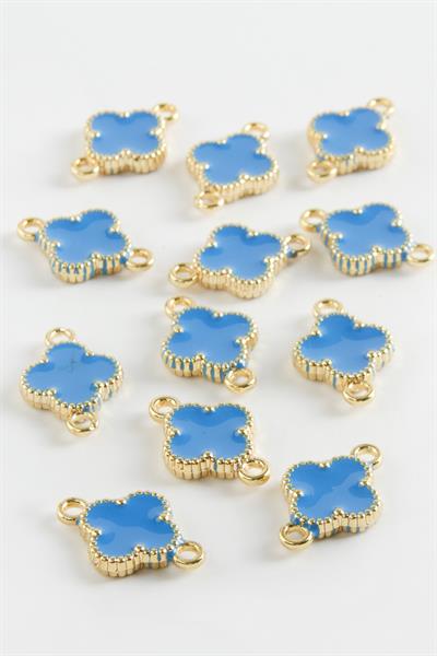 Çiçek Çift Kulplu Mineli Bileklik ve Kolye Ucu Aparatı 1 Adet