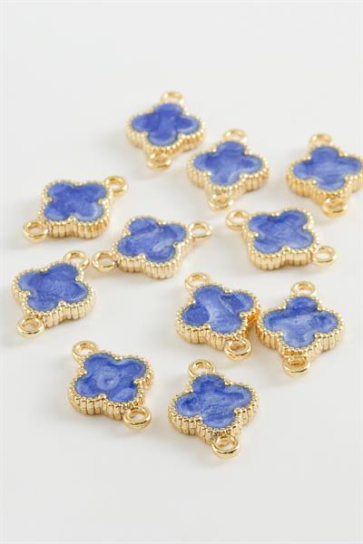 Çiçek Çift Kulplu Mineli Bileklik ve Kolye Ucu Aparatı 1 Adet