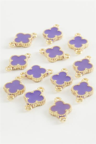 Çiçek Çift Kulplu Mineli Bileklik ve Kolye Ucu Aparatı 1 Adet