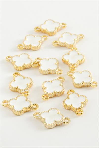 Çiçek Çift Kulplu Mineli Bileklik ve Kolye Ucu Aparatı 1 Adet