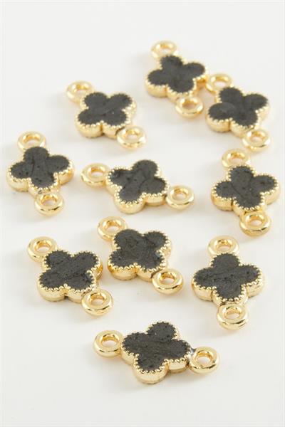 Çiçek Çift Kulplu Mineli Bileklik ve Kolye Ucu Aparatı 1 Adet