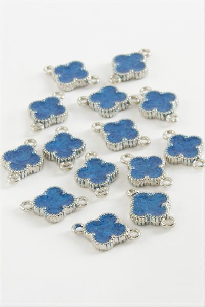 Çiçek Çift Kulplu Mineli Bileklik ve Kolye Ucu Aparatı 1 Adet