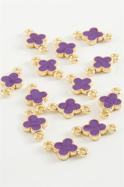 Çiçek Çift Kulplu Mineli Bileklik ve Kolye Ucu Aparatı 1 Adet