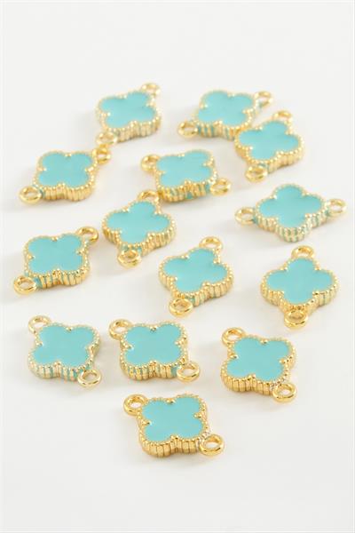 Çiçek Çift Kulplu Mineli Bileklik ve Kolye Ucu Aparatı 1 Adet