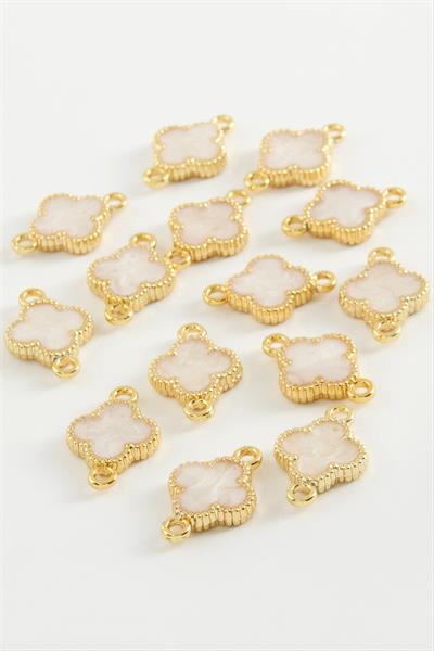 Çiçek Çift Kulplu Mineli Bileklik ve Kolye Ucu Aparatı 1 Adet