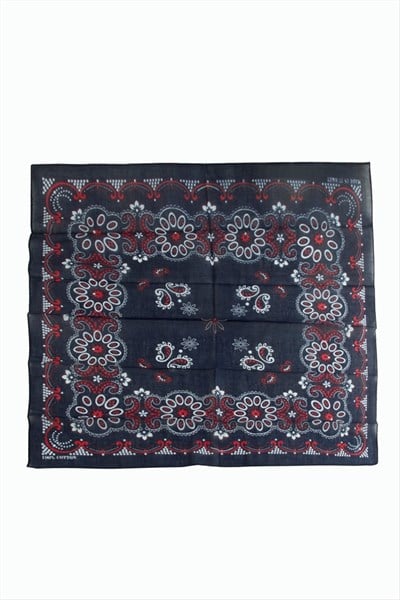 Çiçek Desenli Bandana 50*50