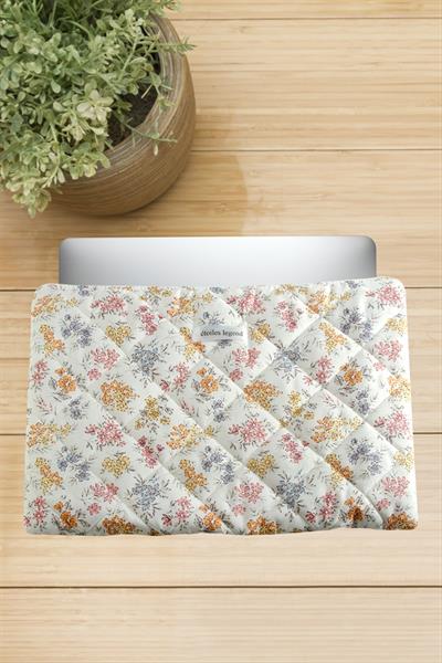 Çiçek Desenli Labtop Bilgisayar Çantası 13*14 inç
