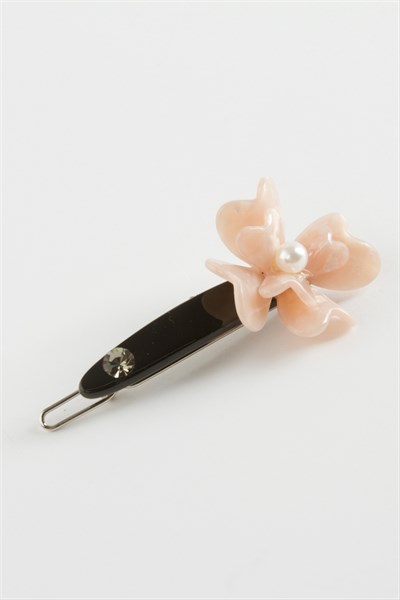 Çiçek İnci Klipsli Toka