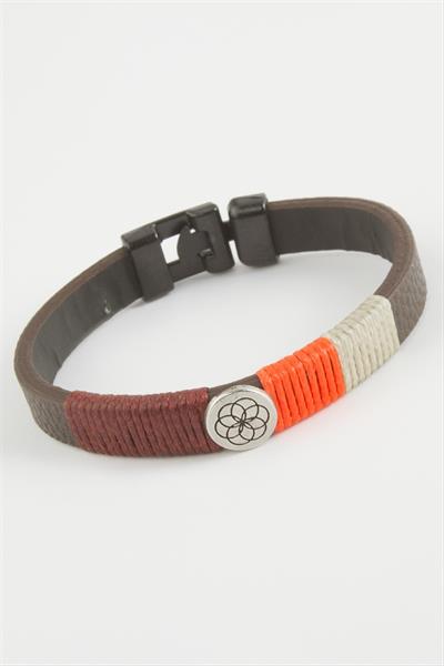 Çiçek Kaliteli Suni Deri Bileklik