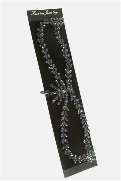 Çiçek Kristal Taşlı Alınlık