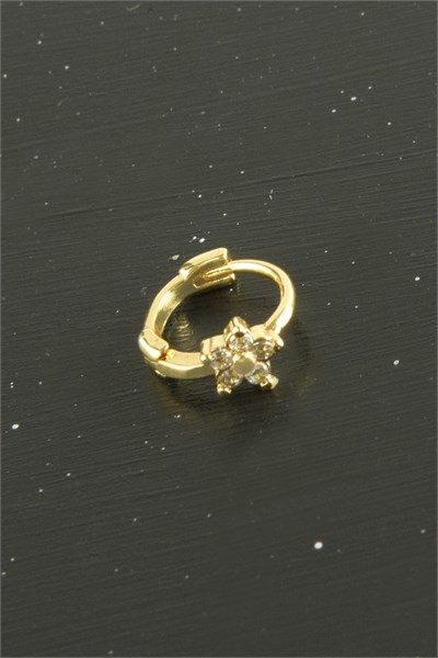 Çiçek Lüks Çelik Kulak Burun Piercing 1 Adet