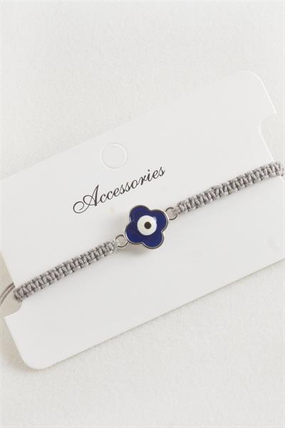 Çiçek Makrome Örgülü Bileklik