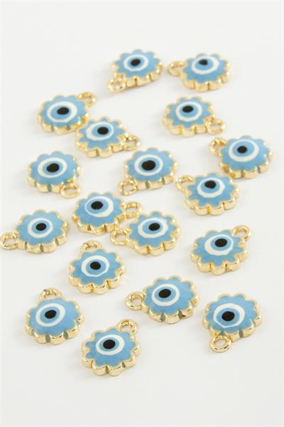 Çiçek Nazar Tek Kulplu Mineli Bileklik ve Kolye Ucu Aparatı 1 Adet