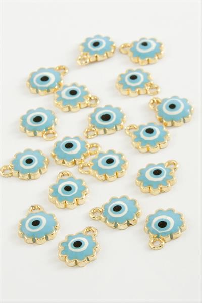 Çiçek Nazar Tek Kulplu Mineli Bileklik ve Kolye Ucu Aparatı 1 Adet