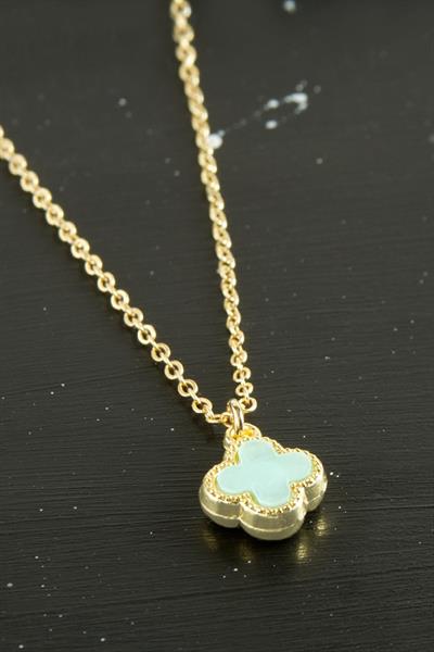 Çiçek Polyester Kolye