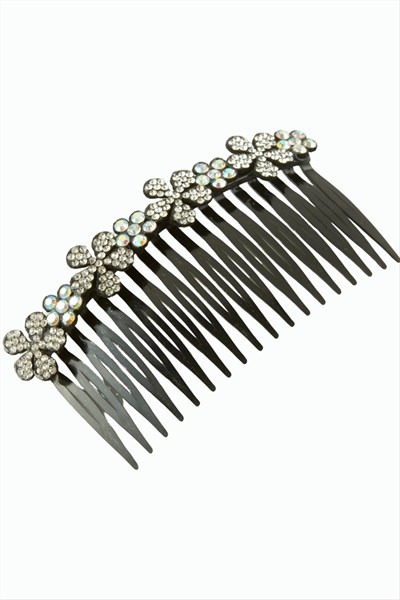 Çiçek Taraklı Yan Toka 9 cm