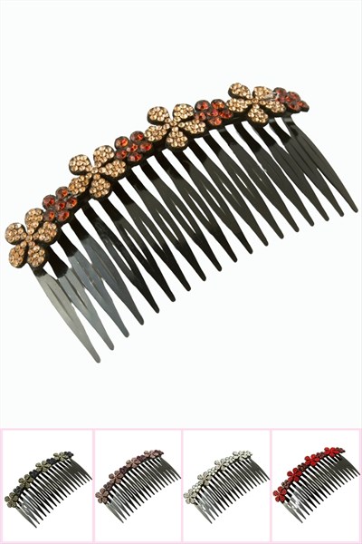 Çiçek Taraklı Yan Toka 9 cm