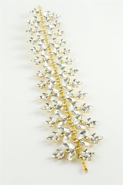 Çiçek Taşlı Saç Aksesuarı